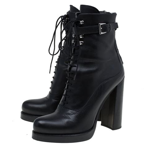 prada high heels schwarz|prada block heel boots.